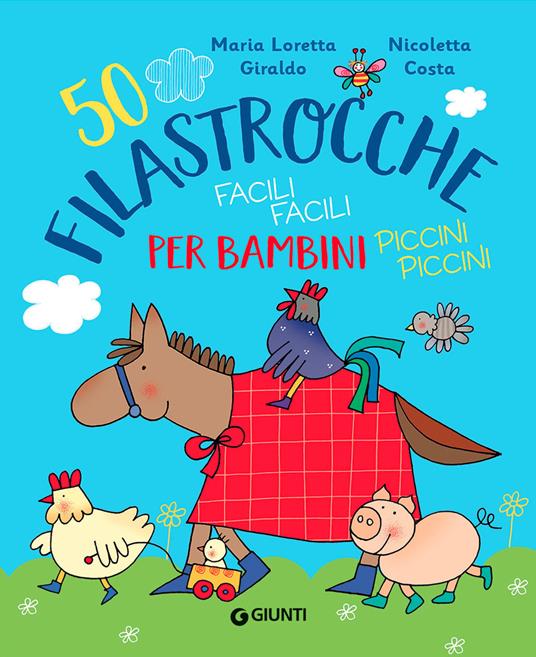 Copertina 50 filastrocche facili facili per bambini piccini piccini